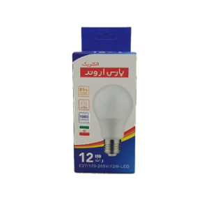 لامپ  LEDحبابی12 وات پارس اروند پایه E27